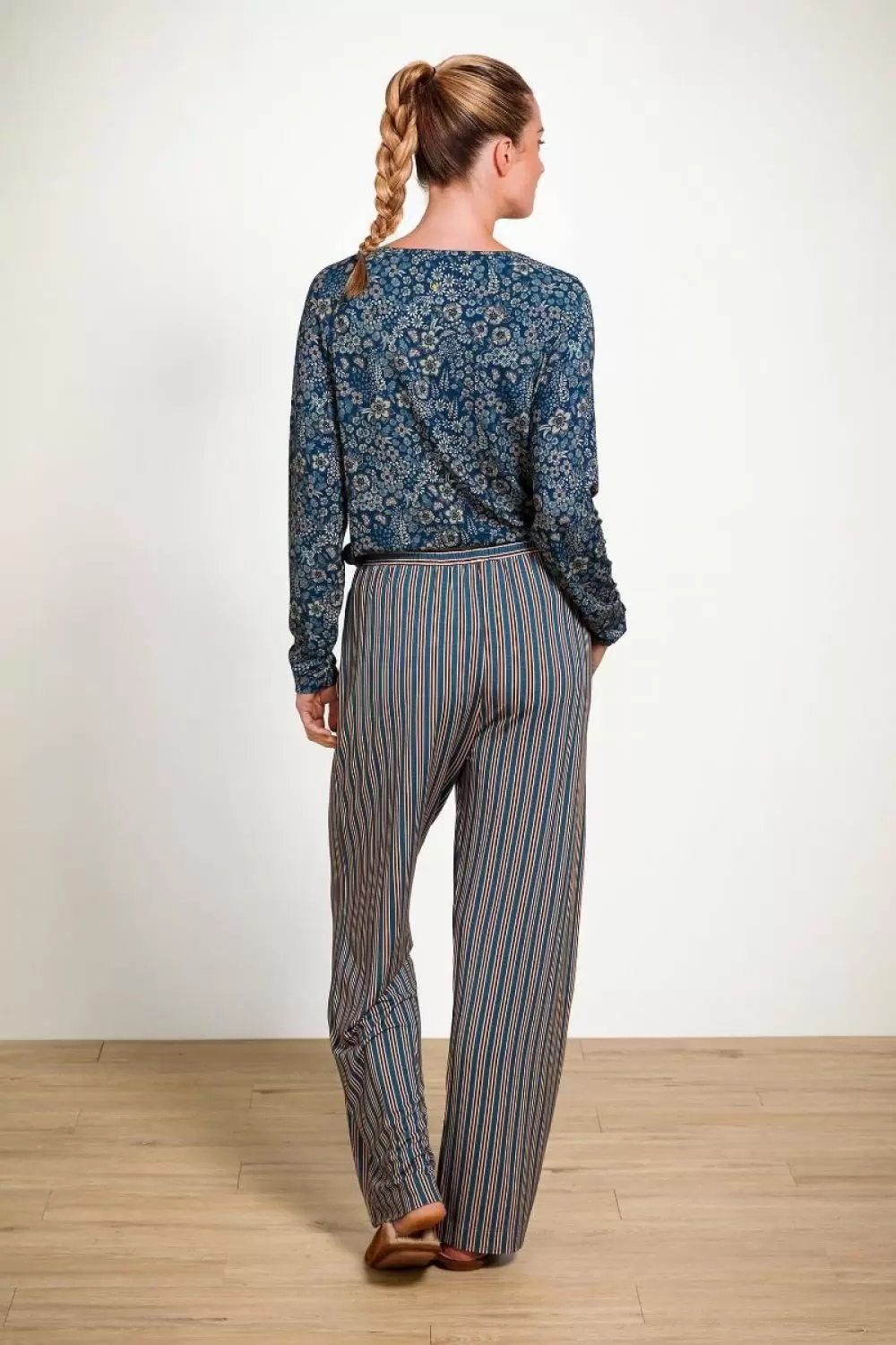 Image of Belin Kente Stripe Trousers