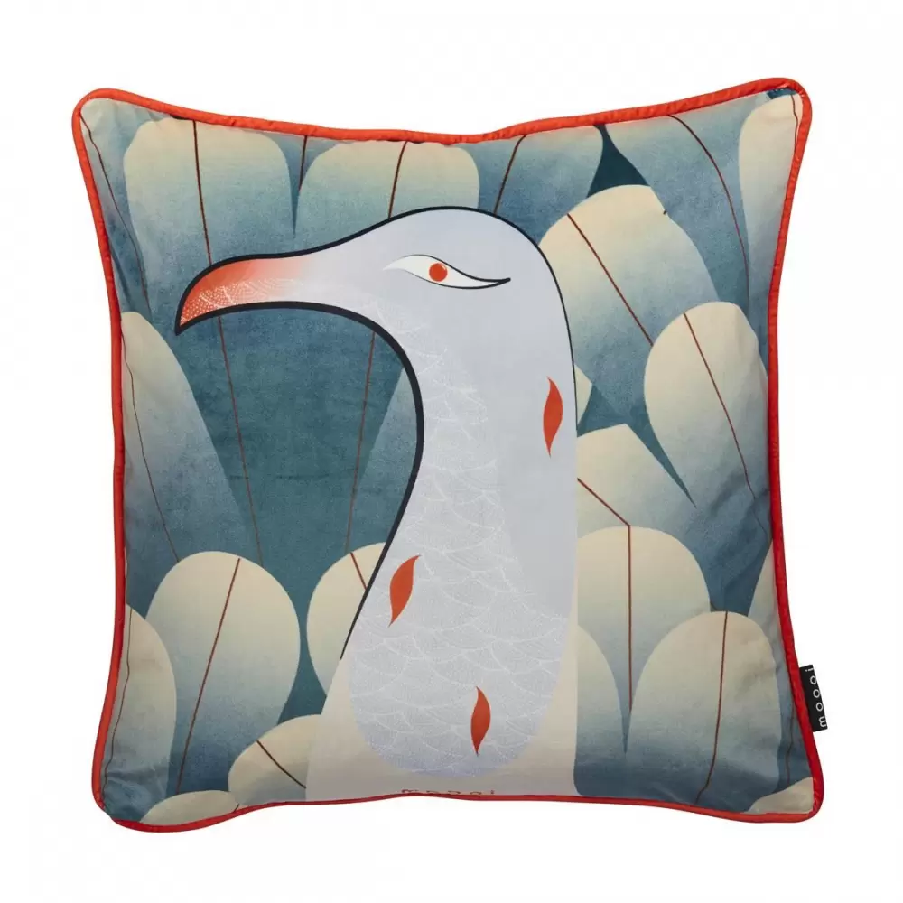 Imagine pt. Față de pernă decorativă Calligraphy Bird