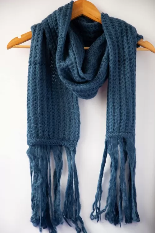 Mohair Knitted Scarf