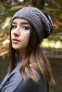 Image of Mohair Knitted Beret