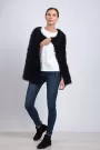 Image of Knitted Cardigan Cape Poncho