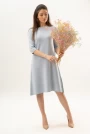 Image of Knitted Flare Midi Dress