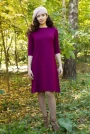 Image of Knitted Flare Midi Dress