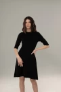 Image of Knitted Flare Midi Dress