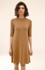 Image of Knitted Flare Midi Dress