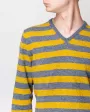 Image of Knitted V-neck Sweater