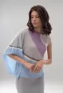 Фото для Трикотажная Асимметричная Блуза без рукавов