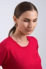 Фото для Трикотажная Классическая Блуза с коротким рукавом