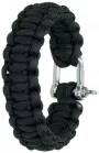 Image of Paracord bracelet with shackle Wristband