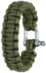 Image of Paracord bracelet with shackle Wristband