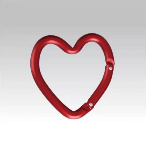 Carabiner Heart Hiking Keychain