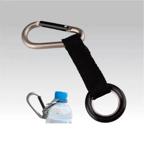 Carabiner with Bottle Carrier Hiking Keychain