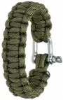 Image of Paracord bracelet with shackle Wristband