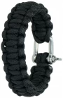 Image of Paracord bracelet with shackle Wristband