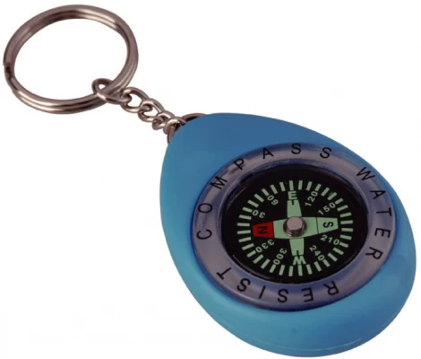 Compass Hiking Keychain