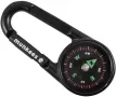 Image of Carabiner Compass with Thermometer Hiking Keychain