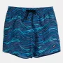 Image of Swimming Shorts PARTY SWIM SHORTS GREY TURQUOISE CORAL