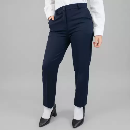 Pantaloni ajustați cu talia înaltă