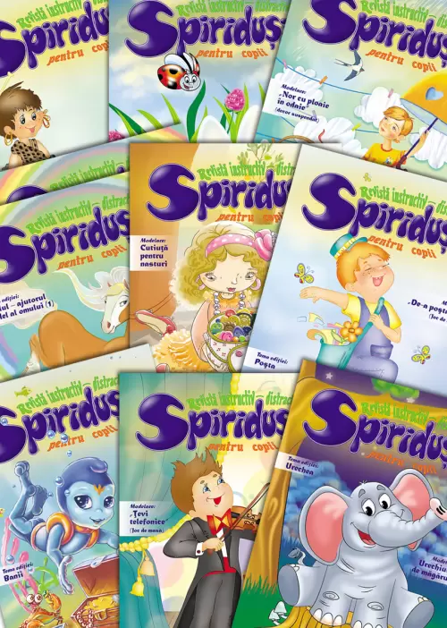 Set 15 ediţii eSpiriduşii (01-15)