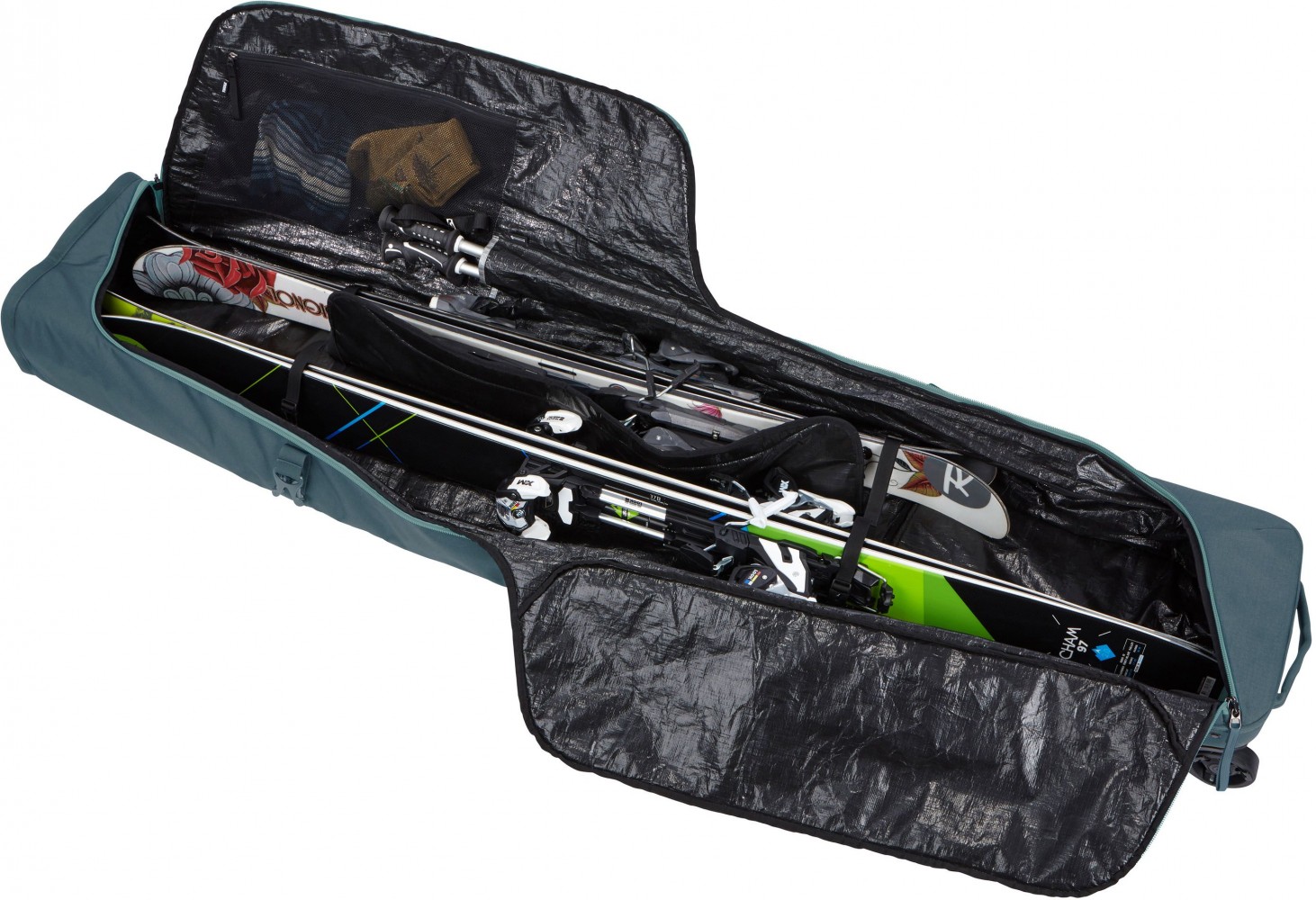Thule RoundTrip Ski Roller 175cm Dark Slate 3204365 S-shaped zipper