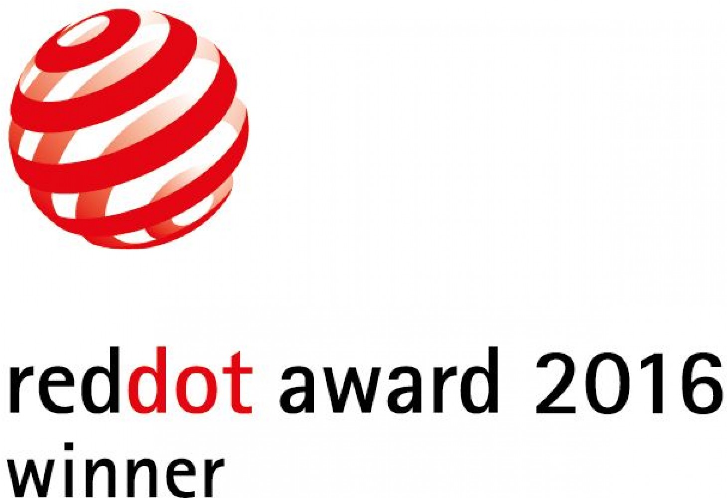 Sigla de design Red Dot 2016 pentru produsul Thule premiat